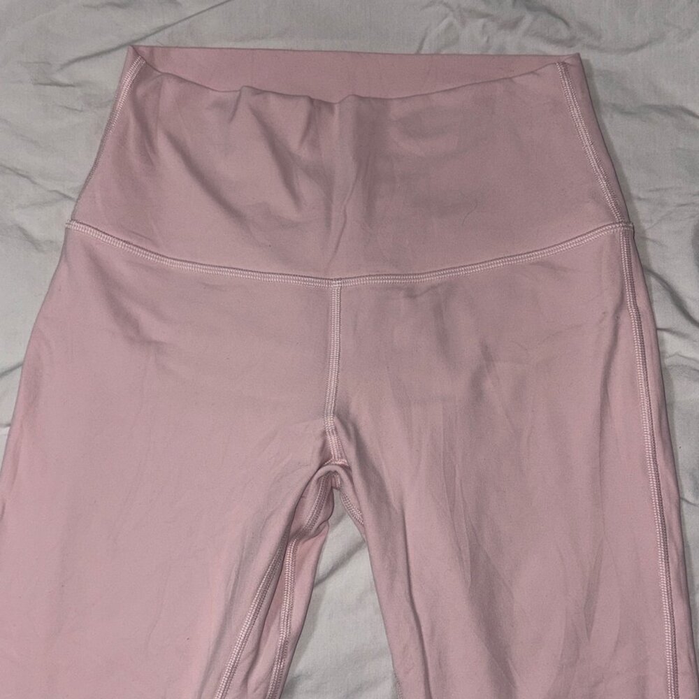 EXCELLENT Lululemon Align High-Rise Crop 21" Leggings Flush Pink Yoga Pants 6 - Picture 3 of 13